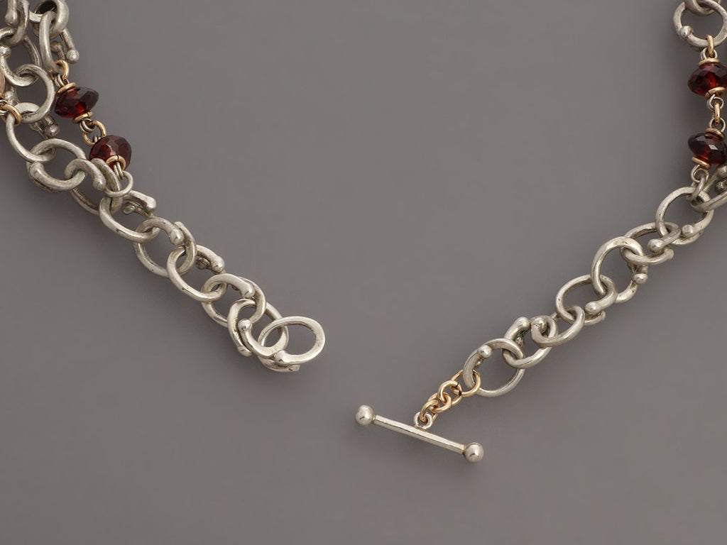 Michael Dawkins Sterling Silver Multi-Bead Necklace Set