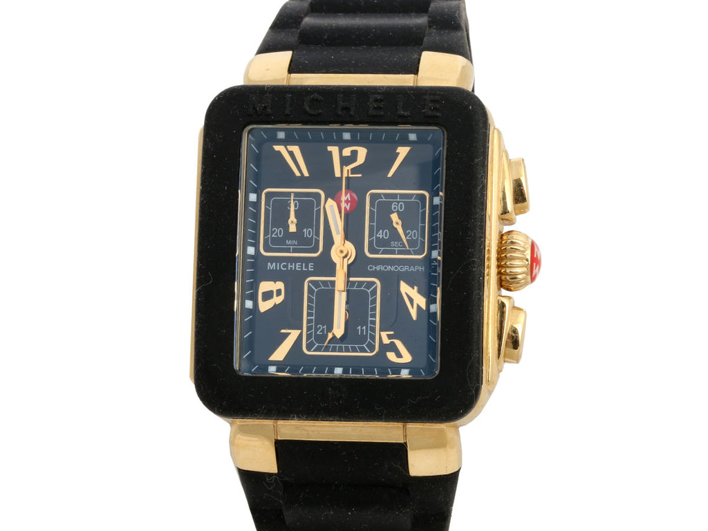 Michele Black Park Jelly Watch 33mm
