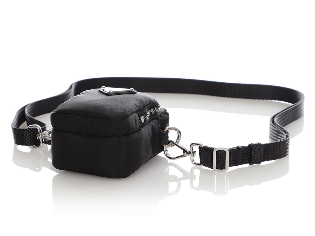 Prada Mini Black Tessuto Crossbody Pochette