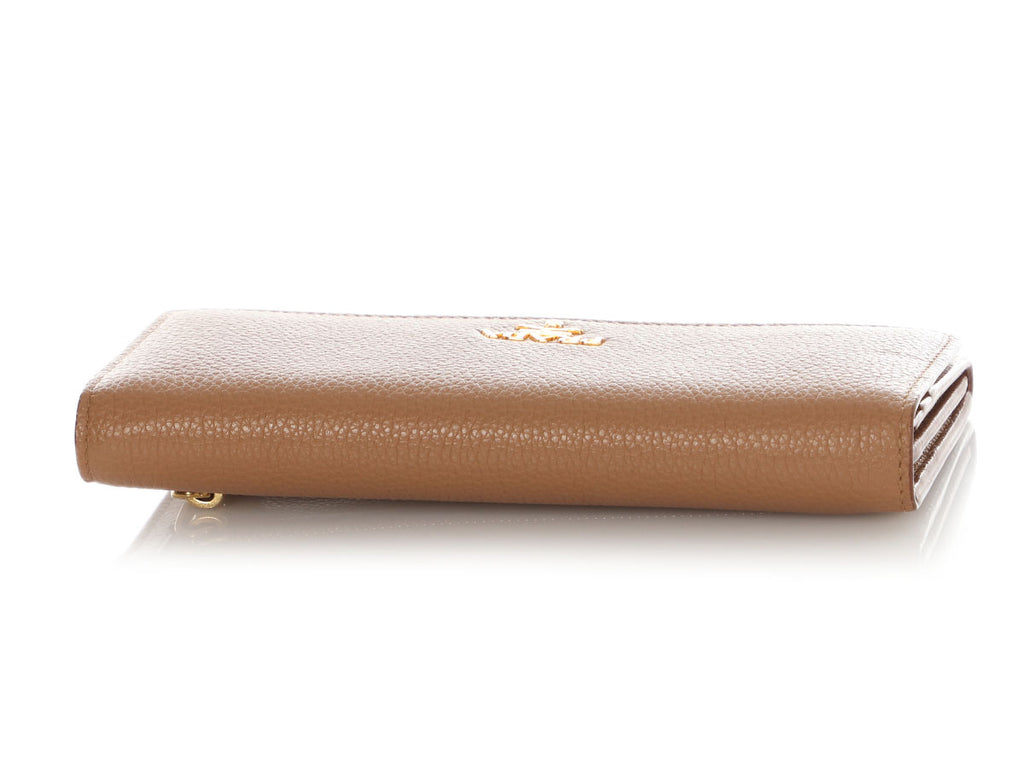 Prada Caramel Continental Wallet