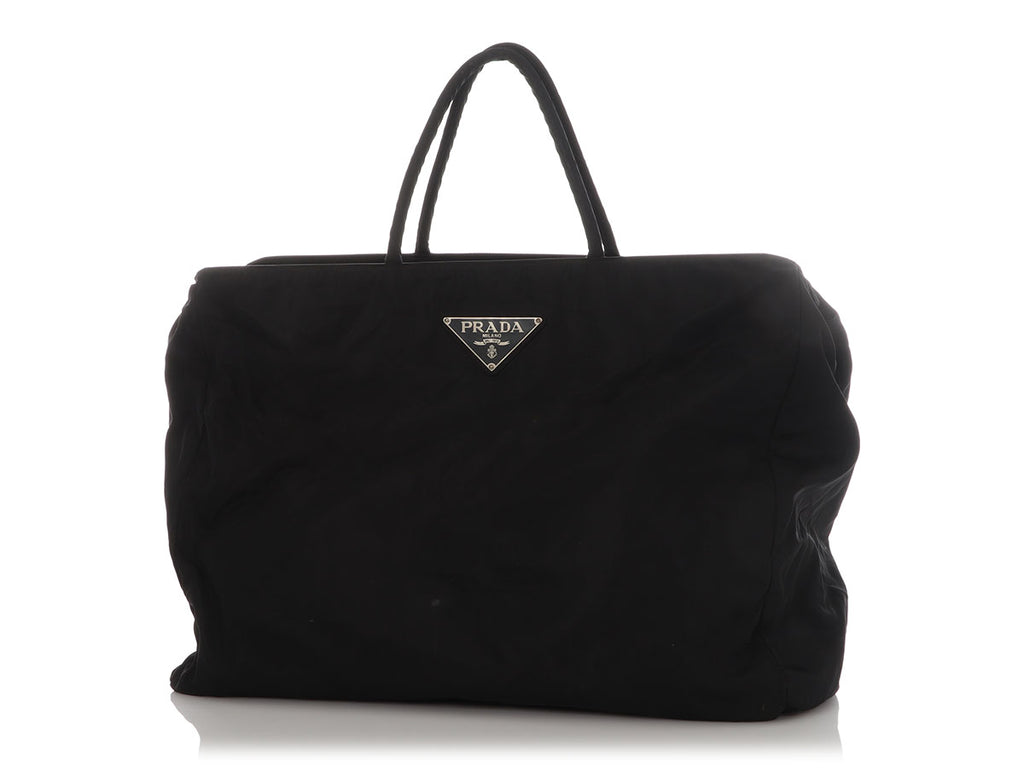 Prada Black Nylon Tote