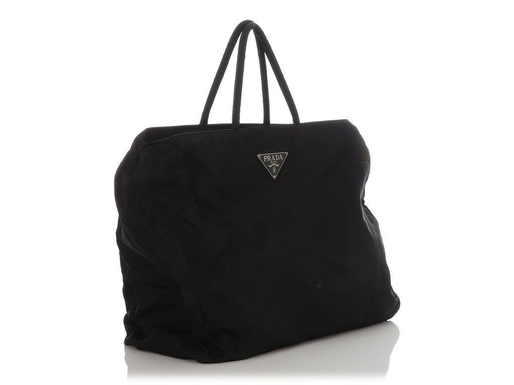 Prada Black Nylon Tote