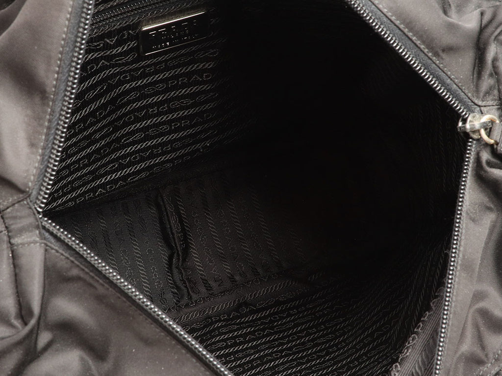 Prada Black Nylon Tote