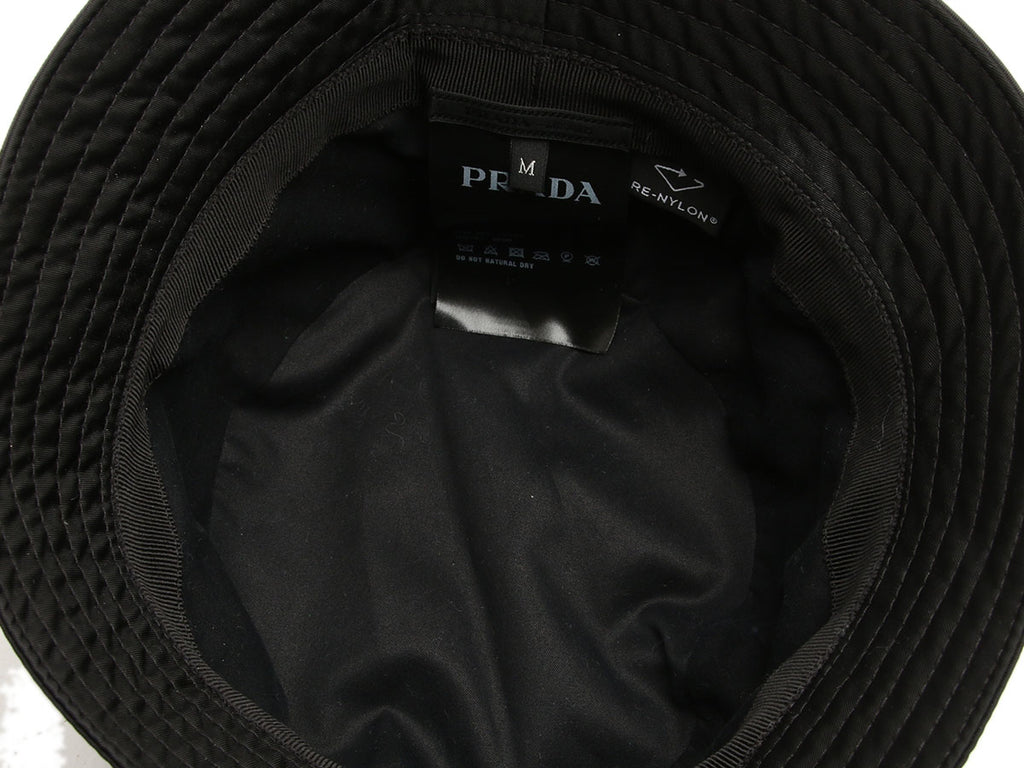 Prada Black Re-Nylon Bucket Hat