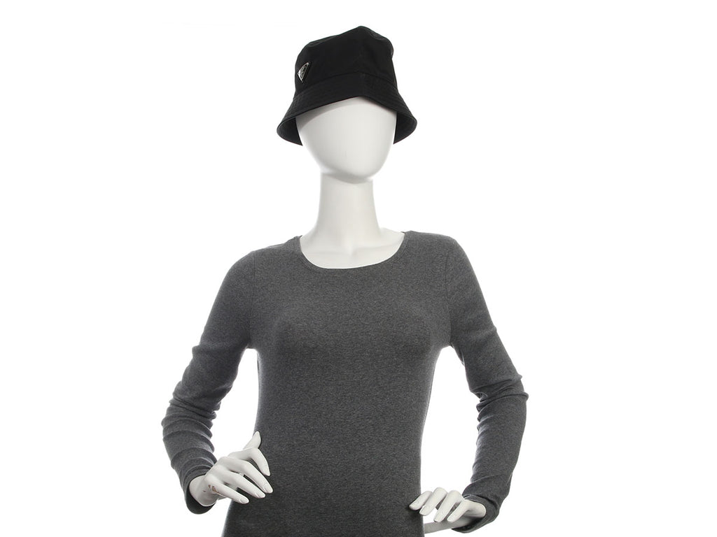 Prada Black Re-Nylon Bucket Hat