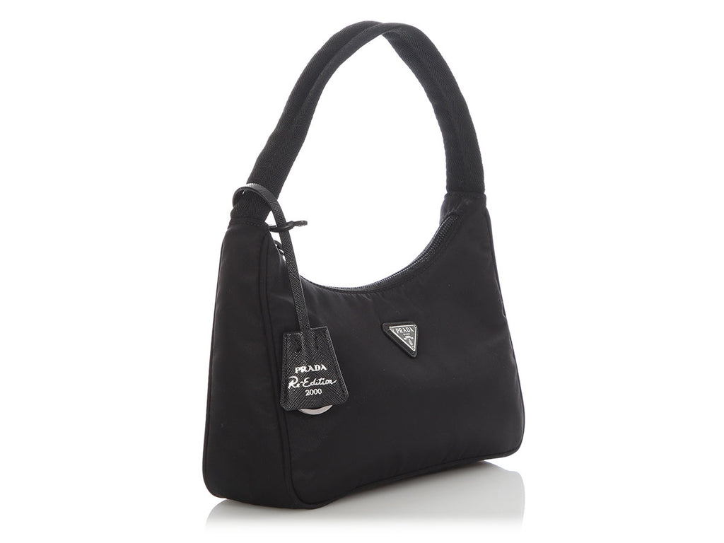 Prada Mini Black Nylon Re-Edition 2000 Bag