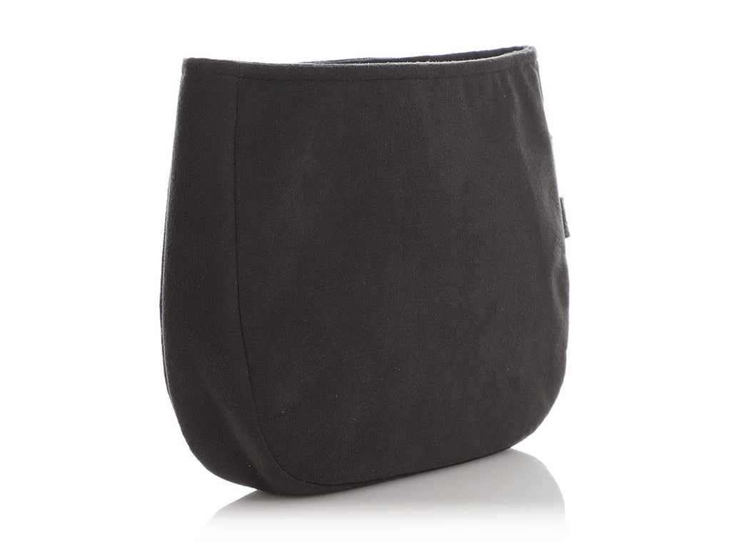 Rue Paradis Graphite Alcantara Bag Insert for Evelyne 33 GM