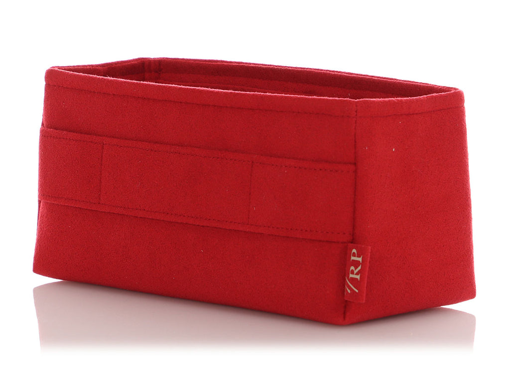 7 Rue de Paradis Rouge Vif Fabric Sellier Kelly 25 Bag Insert