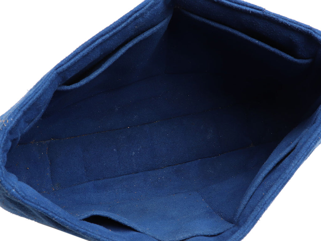 7 Rue Paradis Bleu Electrique Alcantara Fabric Bag Insert