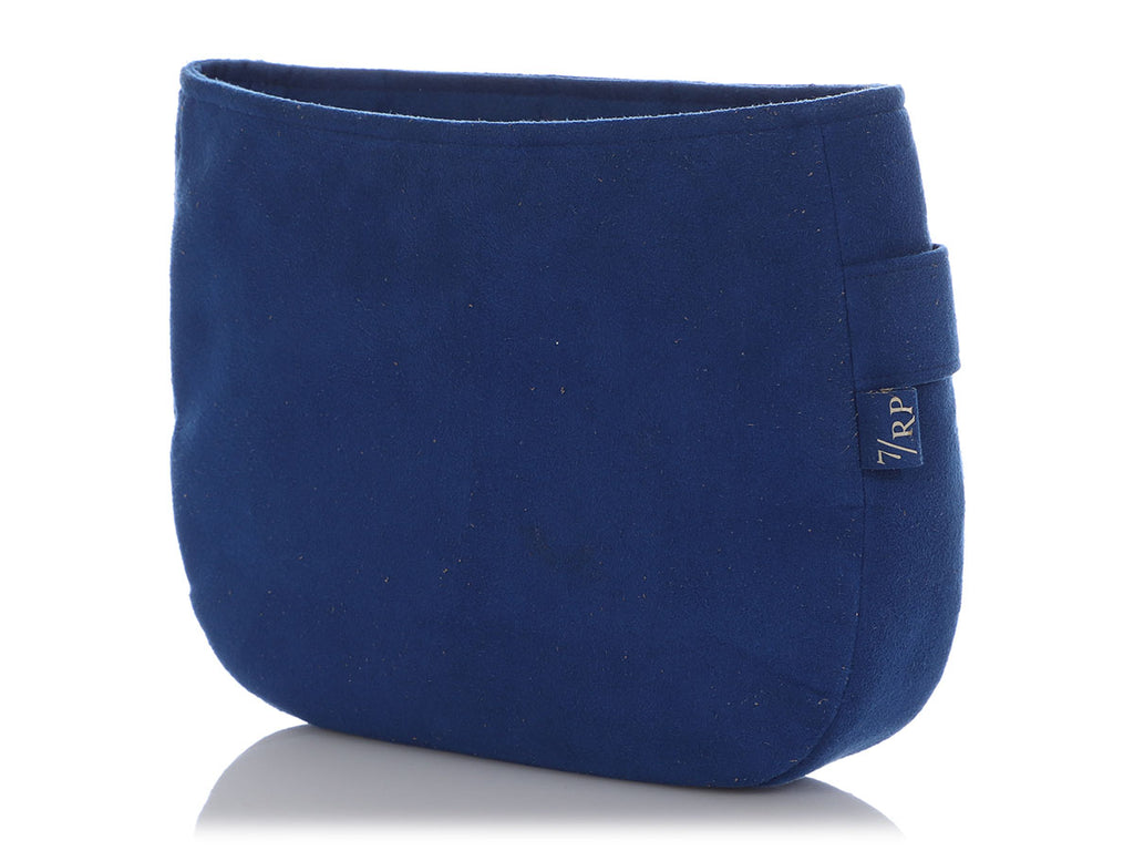 7 Rue Paradis Bleu Electrique Alcantara Fabric Bag Insert