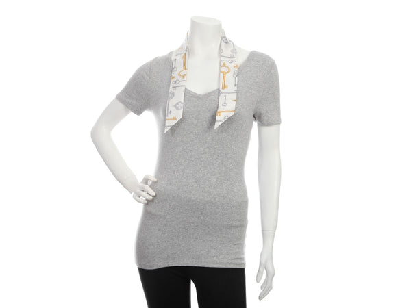 Tiffany & Co Keys Silk Twilly Scarf