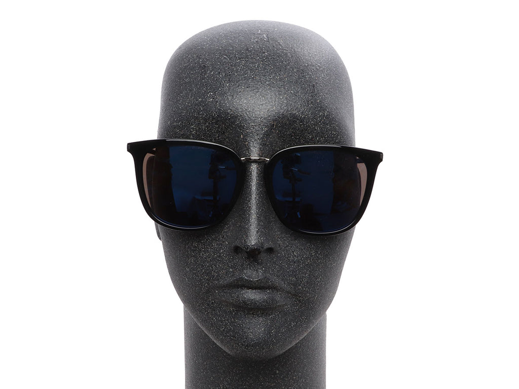 Saint Laurent Black Blue Lens Sunglasses