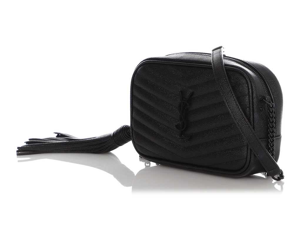 Saint Laurent Mini So Black Lou Camera Crossbody Bag