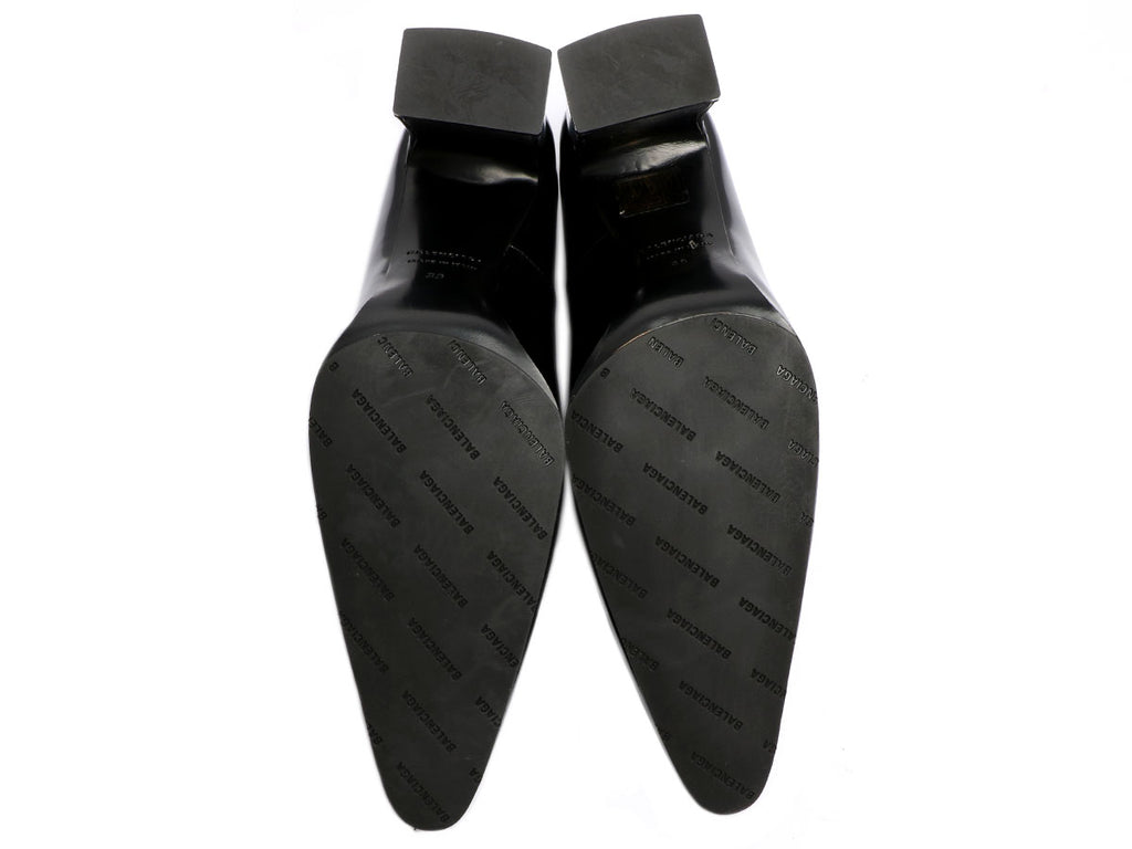Balenciaga Black Leather Pumps