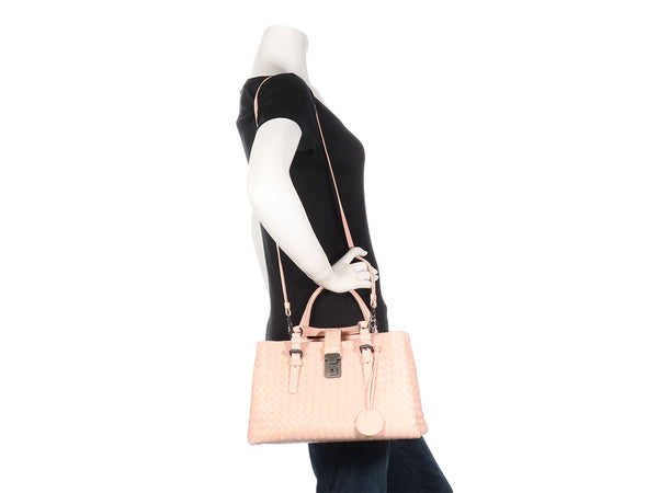 Bottega Veneta Small Pink Roma Bag