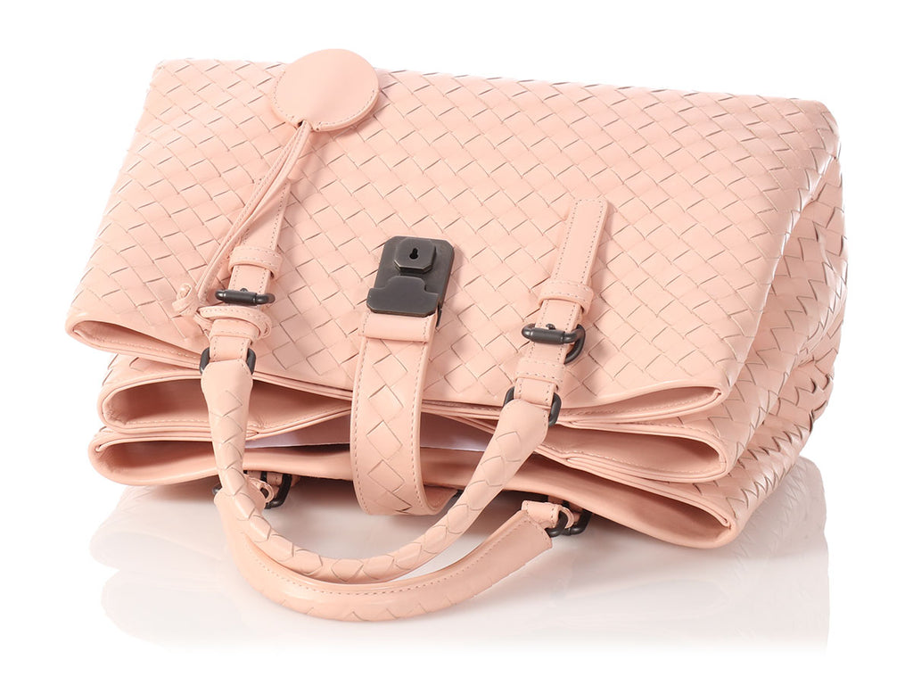 Bottega Veneta Small Pink Roma Bag