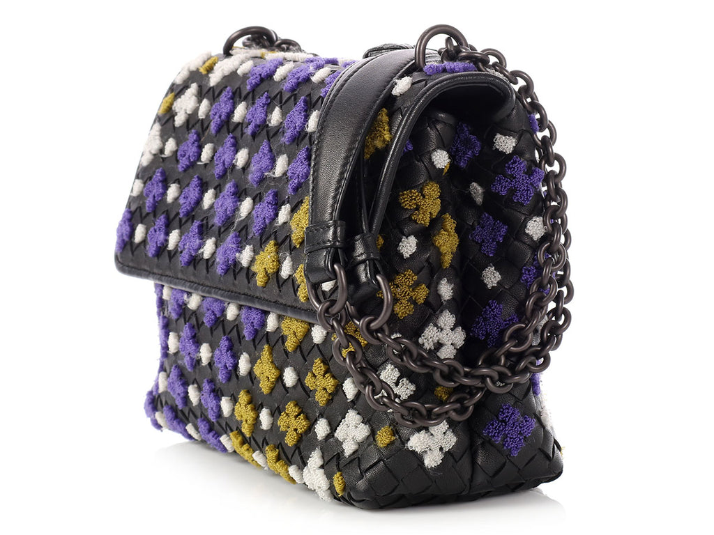 Bottega Veneta Multicolor Embroidered Olimpia Bag