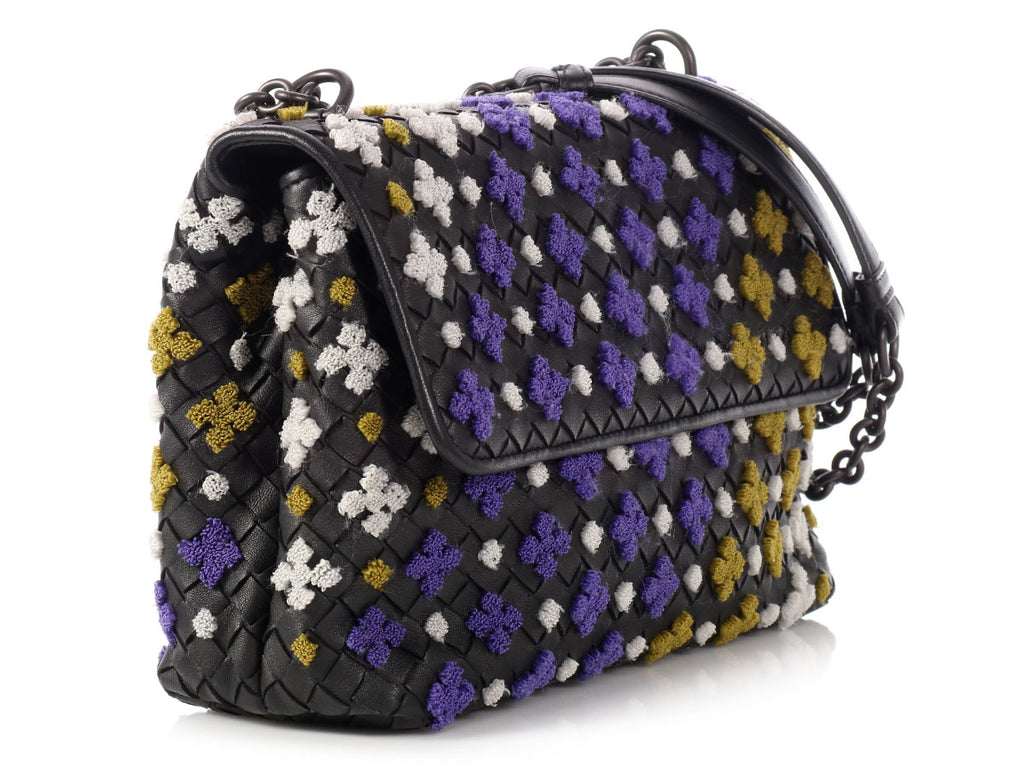 Bottega Veneta Multicolor Embroidered Olimpia Bag