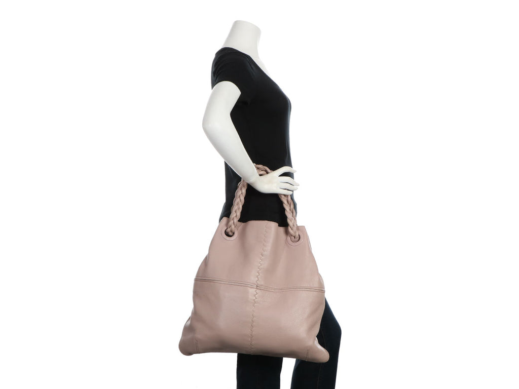 Bottega Veneta Dusty Rose Cervo Deerskin Julie Tote