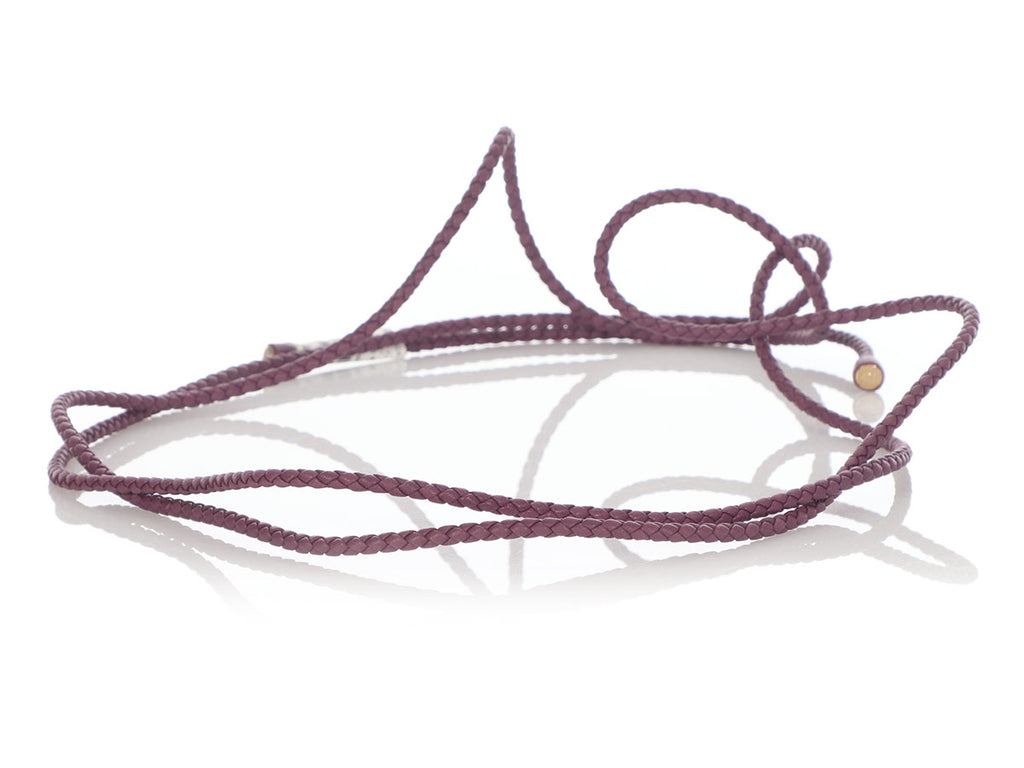 Bottega Veneta Lavender Braided Rope