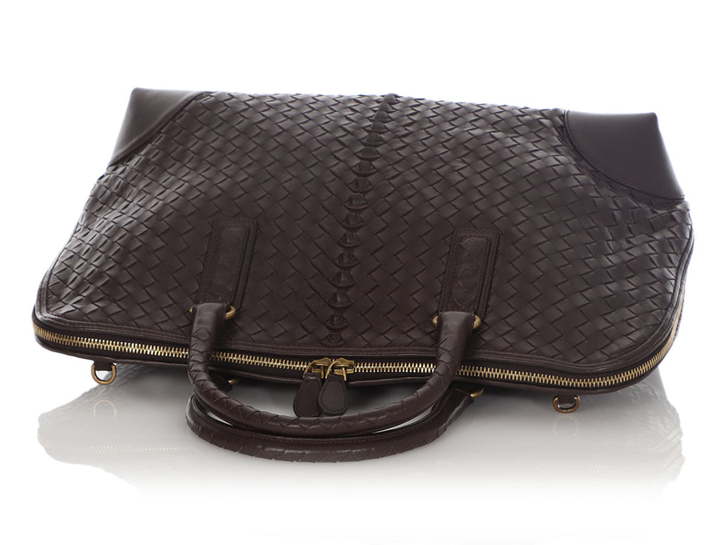 Bottega Veneta Coffee Top Handle Bag