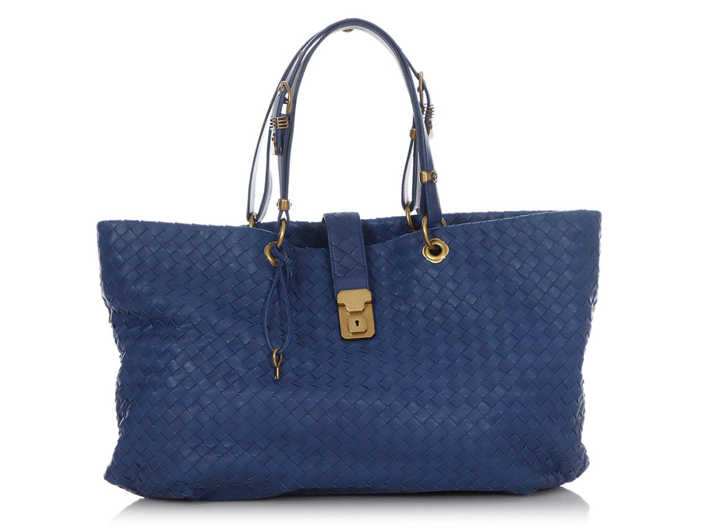 Bottega Veneta Large Blue Capri Tote