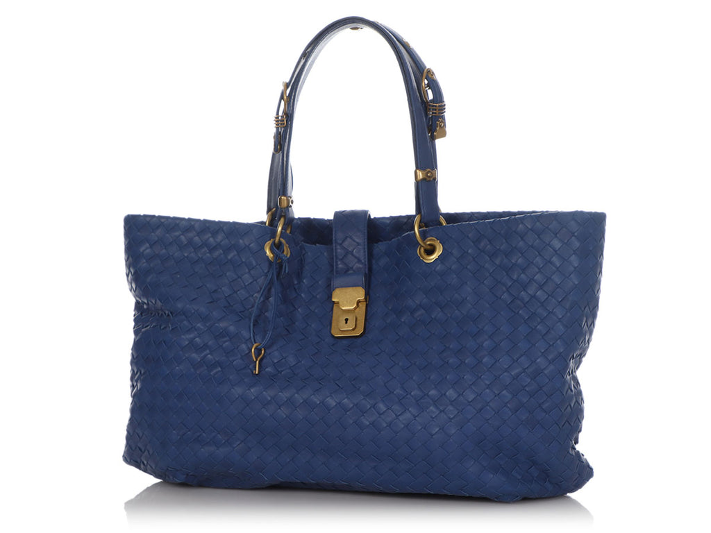 Bottega Veneta Large Blue Capri Tote