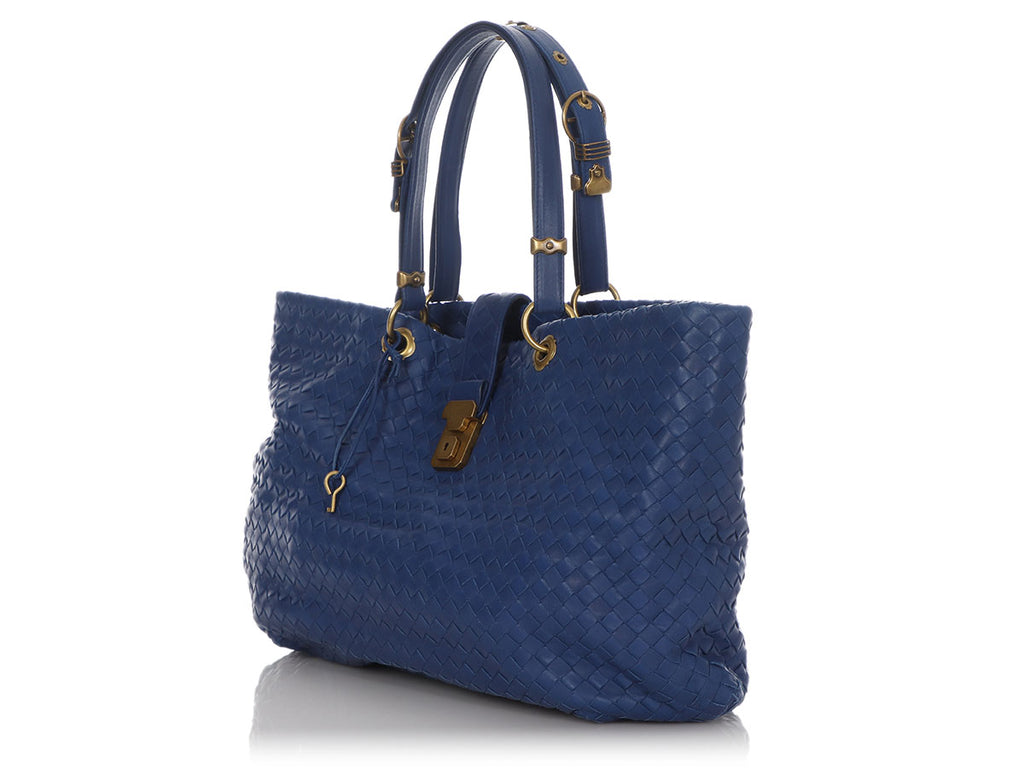 Bottega Veneta Large Blue Capri Tote