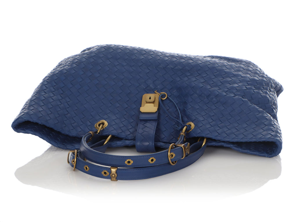 Bottega Veneta Large Blue Capri Tote