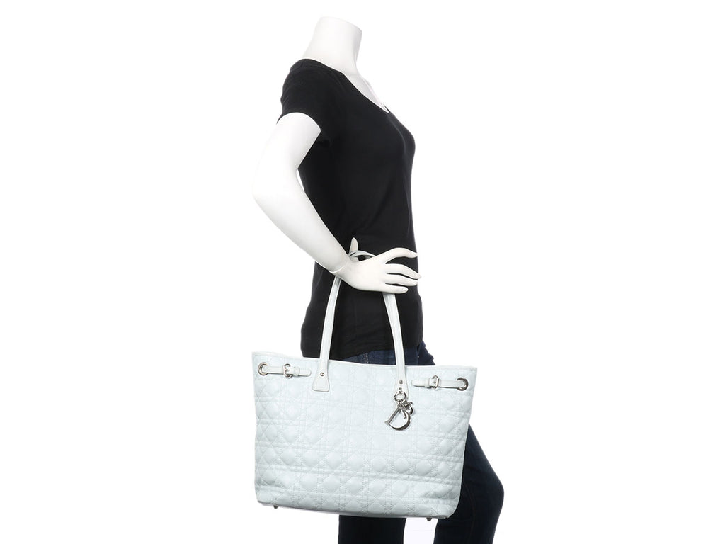 Dior Light Blue Medium Panarea Tote