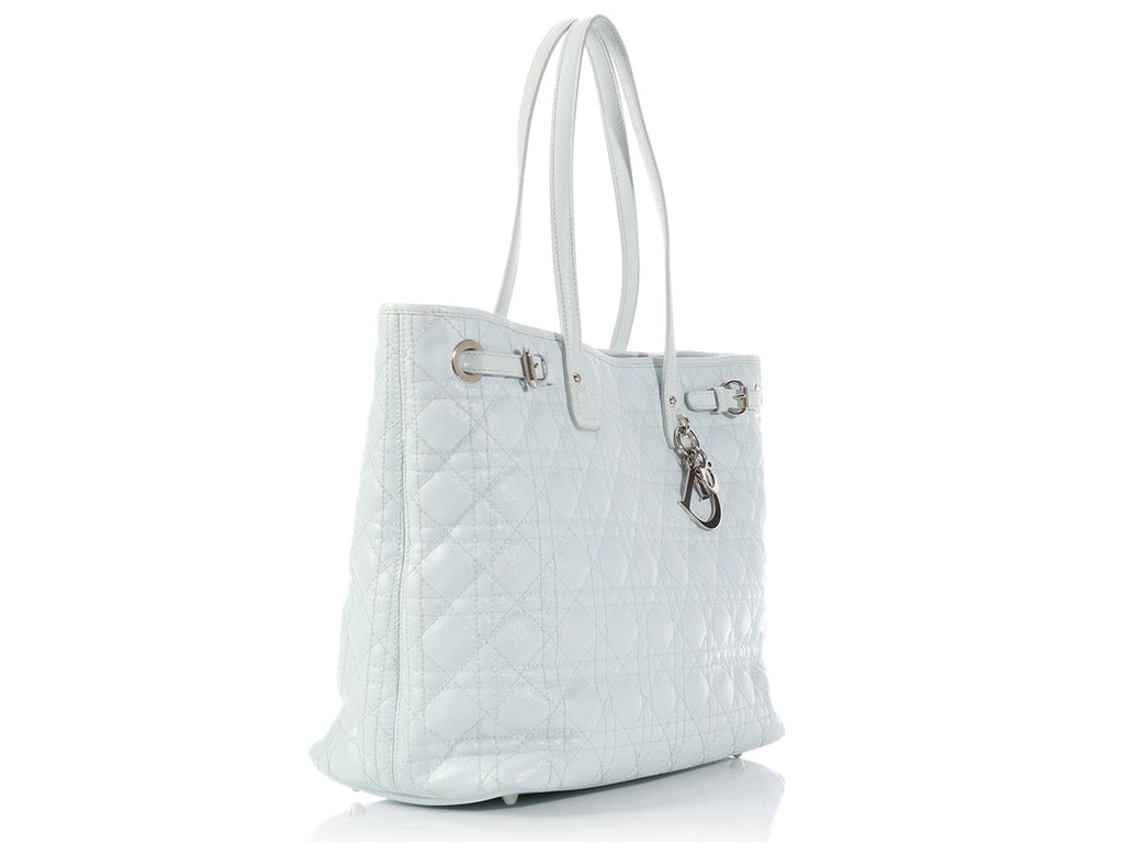 Dior Light Blue Medium Panarea Tote