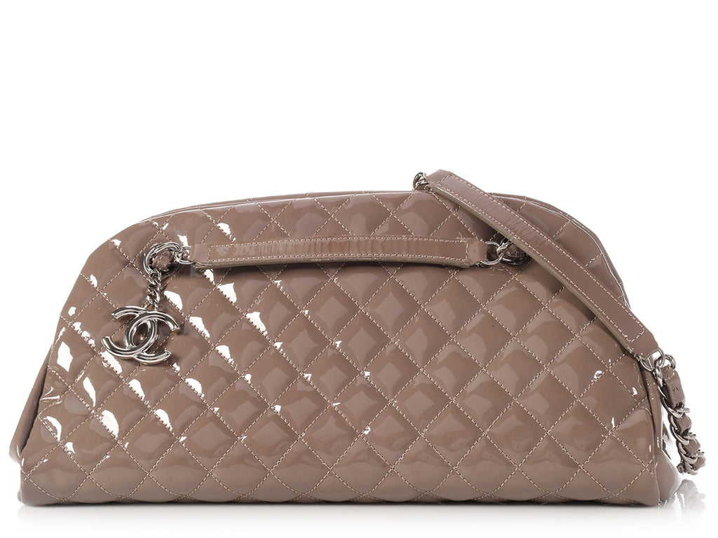 Chanel Medium Taupe Just Mademoiselle Bowling Bag