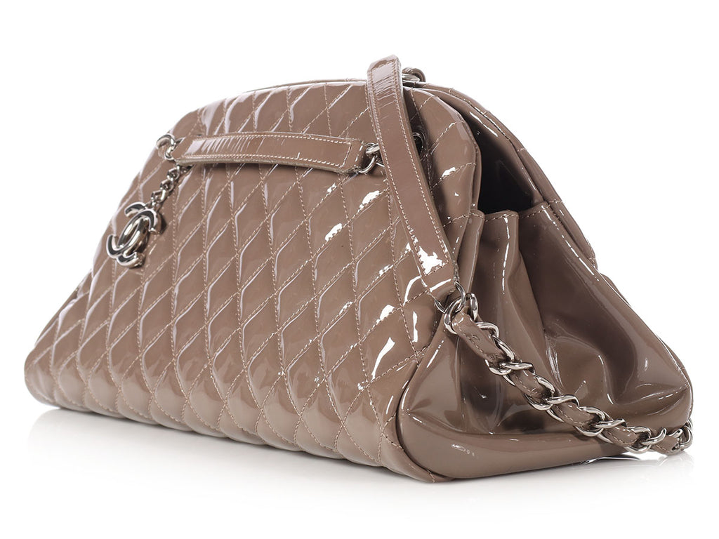 Chanel Medium Taupe Just Mademoiselle Bowling Bag