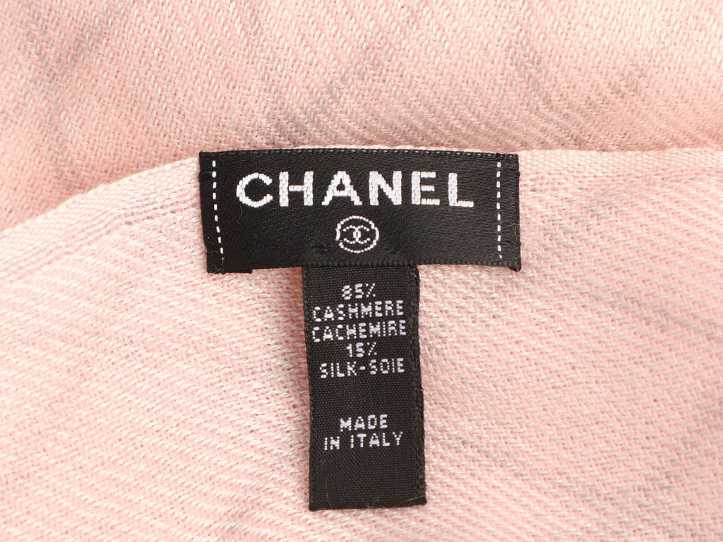 Chanel Pink Camellia Stole