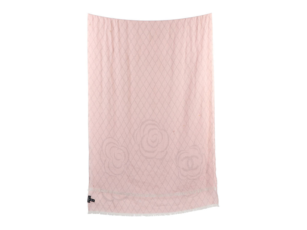 Chanel Pink Camellia Stole