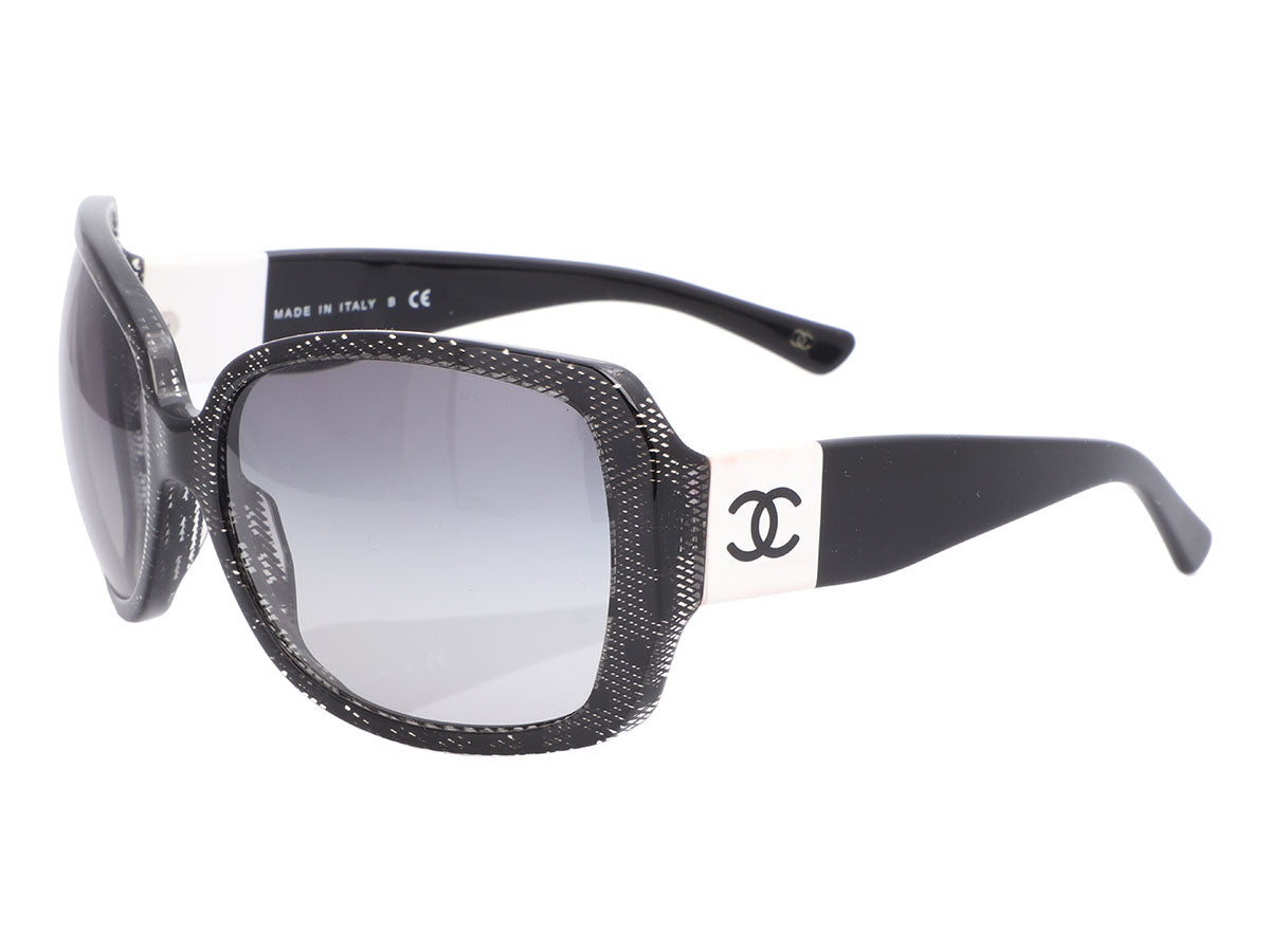 Chanel Black Lace Sunglasses - Ann's Fabulous Closeouts