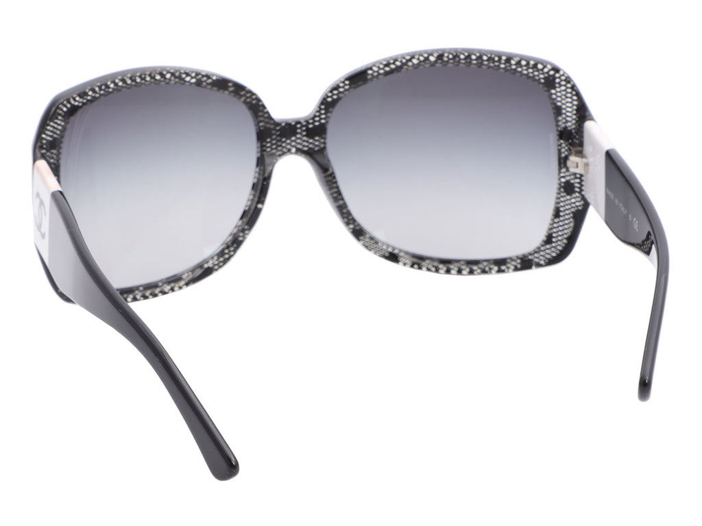 Chanel Black Lace Sunglasses