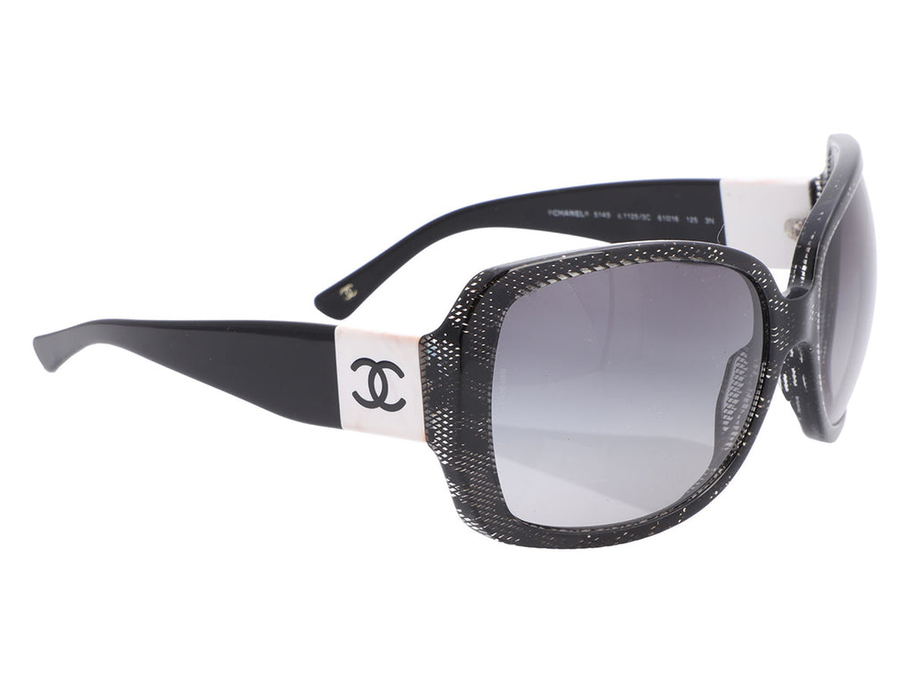 Chanel Black Lace Sunglasses