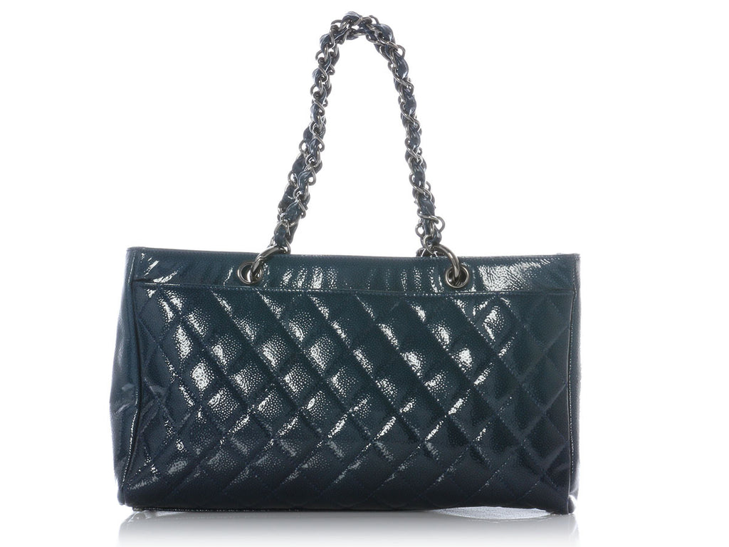 Chanel Blue Diamond Shine Reissue Shopper