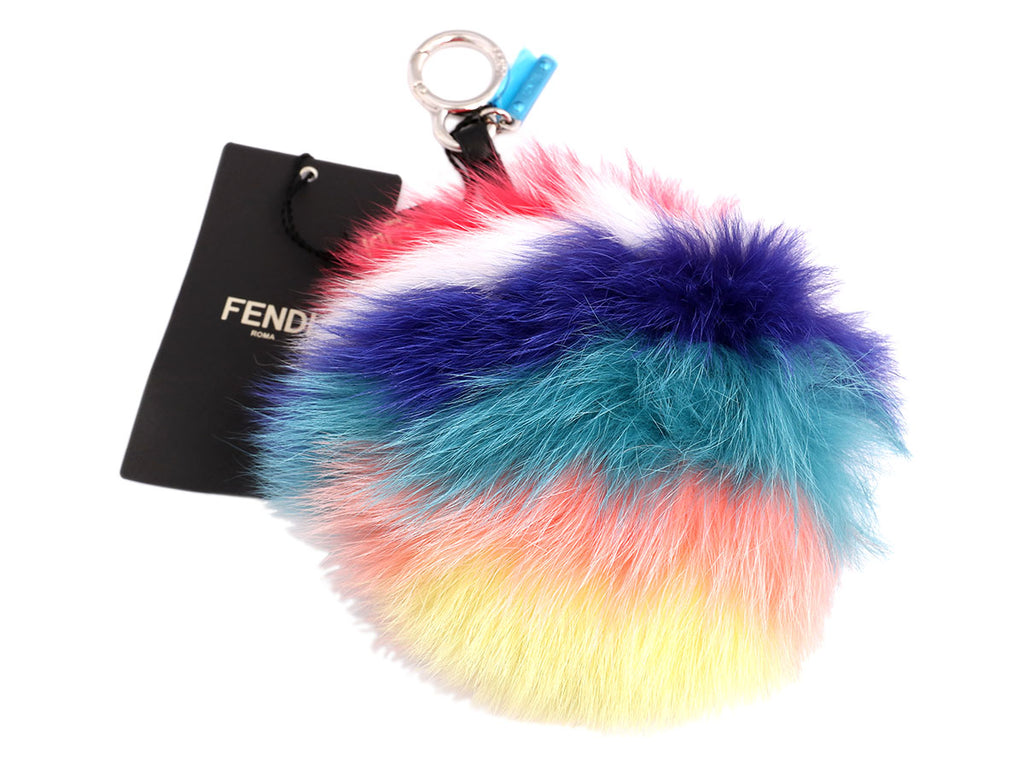 Fendi Multicolor Fur Pom-Pom Bag Charm