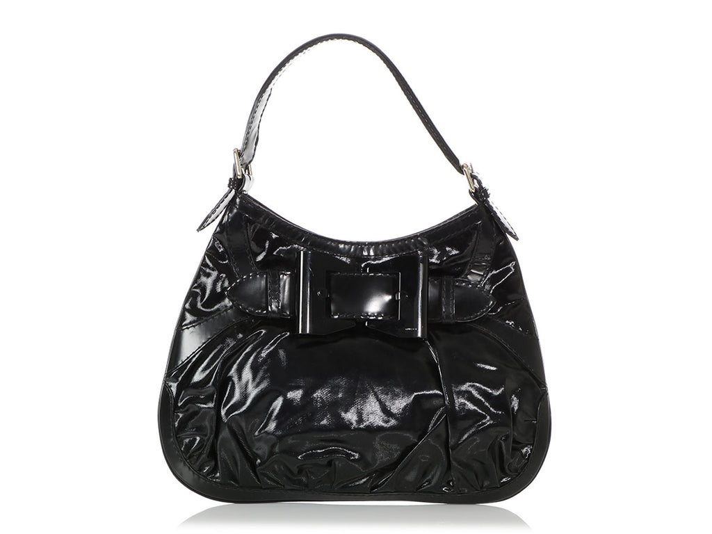 Gucci Black Dialux Queen Hobo