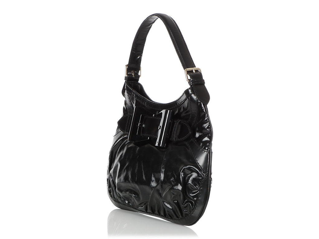 Gucci Black Dialux Queen Hobo