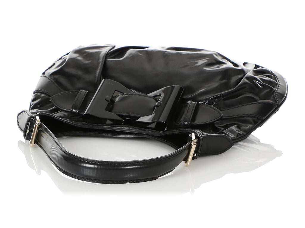 Gucci Black Dialux Queen Hobo