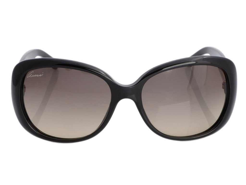 Gucci Black GG Web Sunglasses