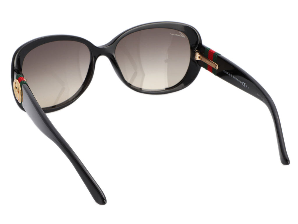 Gucci Black GG Web Sunglasses