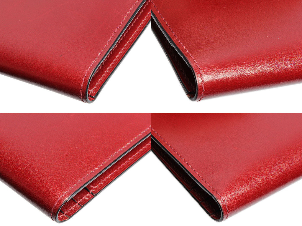 Hermès Rouge H Bearn Wallet