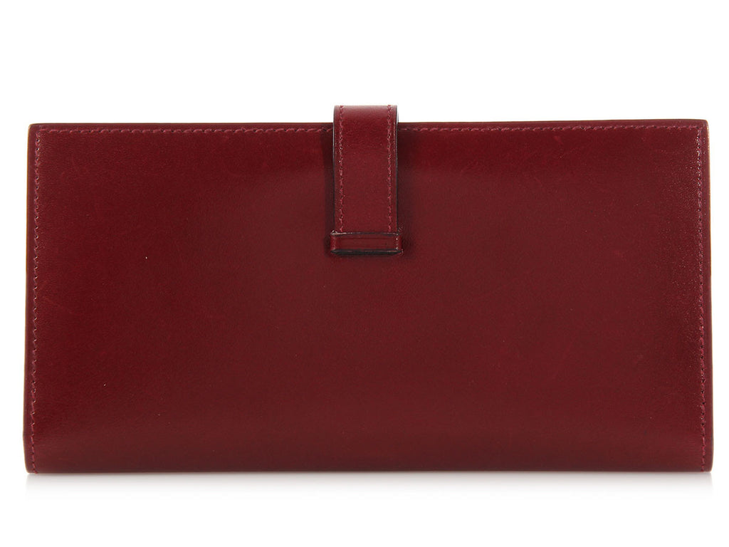 Hermès Rouge H Bearn Wallet