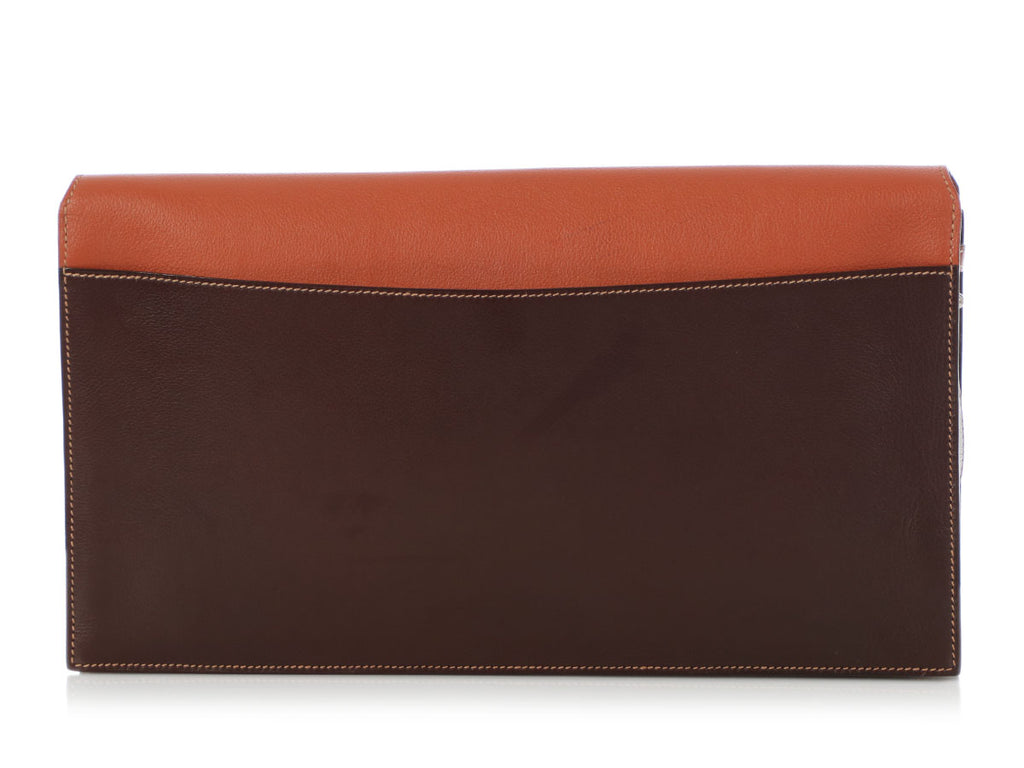 Hermès Tricolor Faco II Convertible Clutch