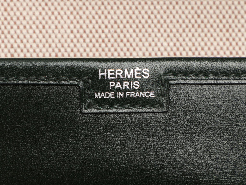 Hermès Green Box Leather Jigé PM