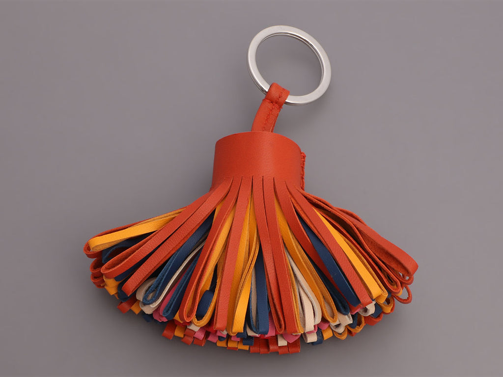 Hermès Multicolor Lambskin Carmen Bag Charm